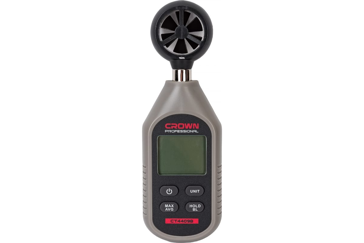 Измеритель анемометр-термометр скорости потока воздуха CROWN CT44098